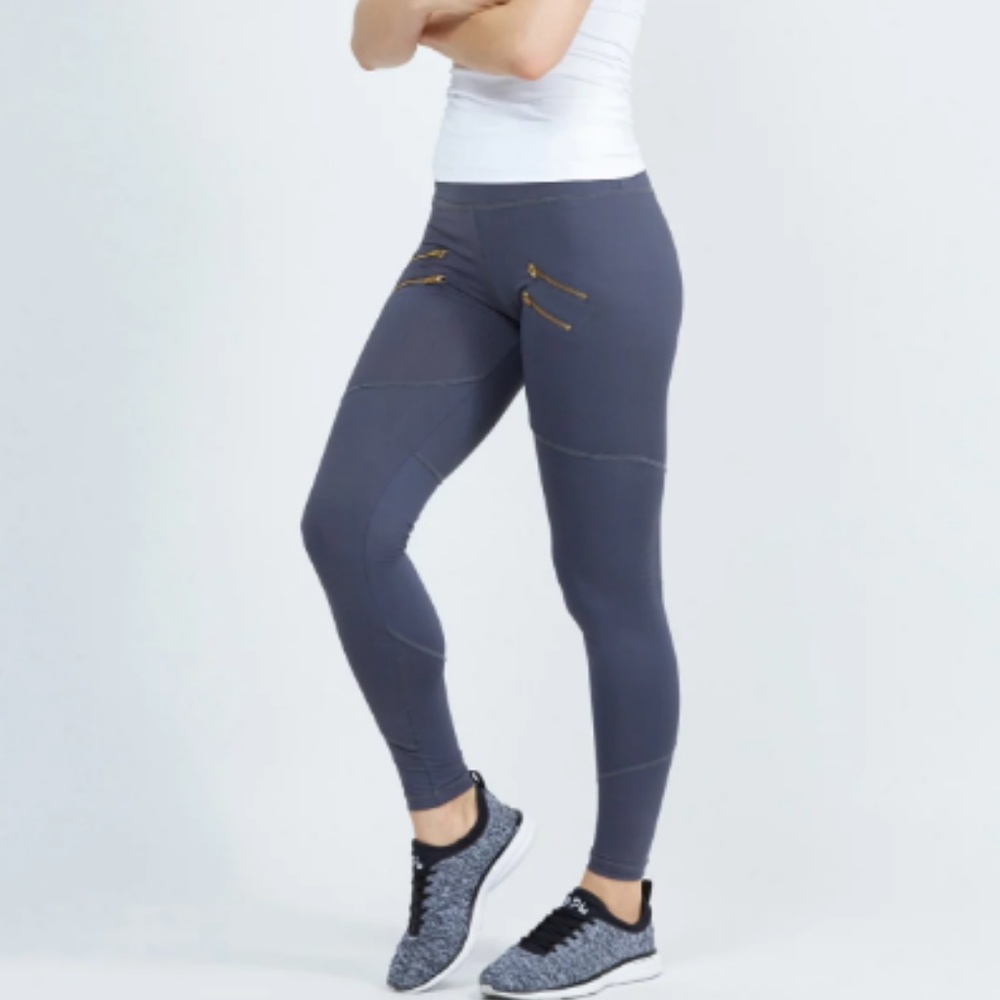 Varley Palms Leggings Tights in Dark Grey